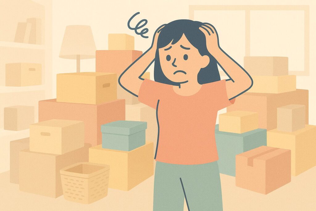 物が多すぎるけど捨てられない…荷物が増える心理と背景