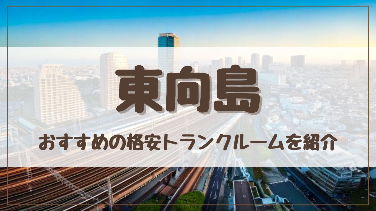 【特集】東向島でおすすめの格安トランクルーム11選！料金が安い人気店ランキングを紹介