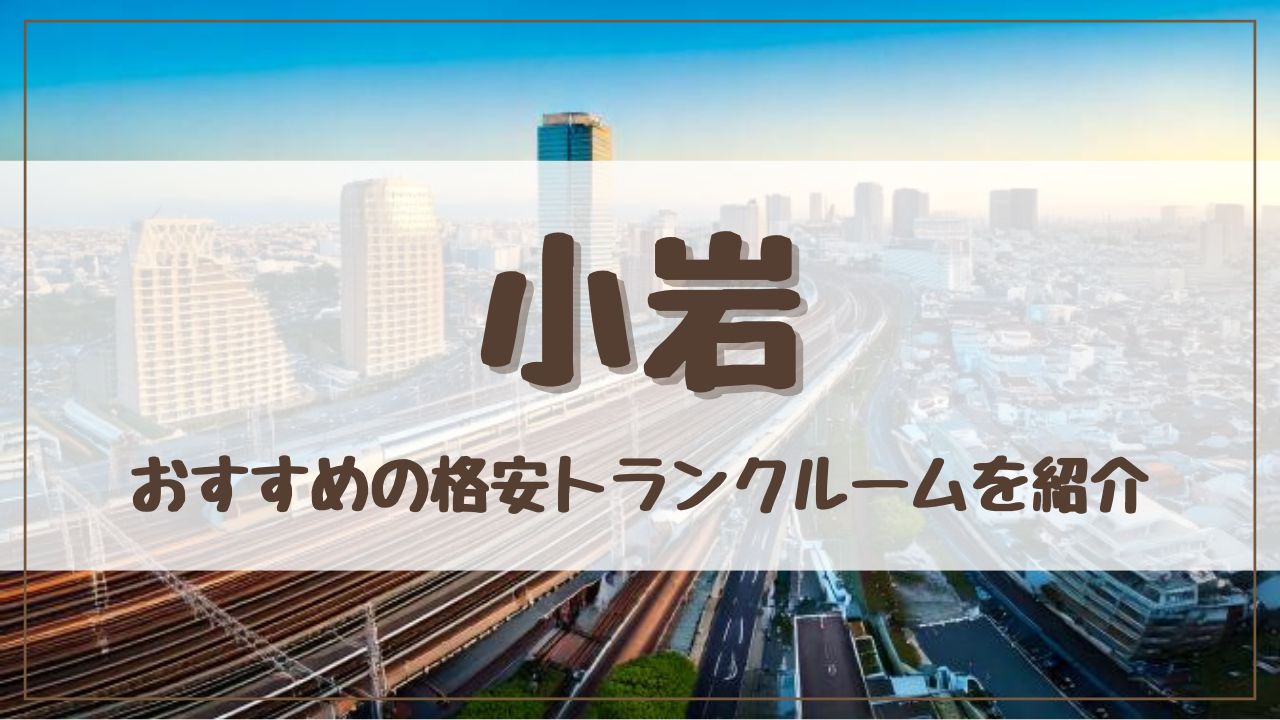 【厳選】小岩の格安トランクルームおすすめ13選！料金が安い人気店ランキングを紹介